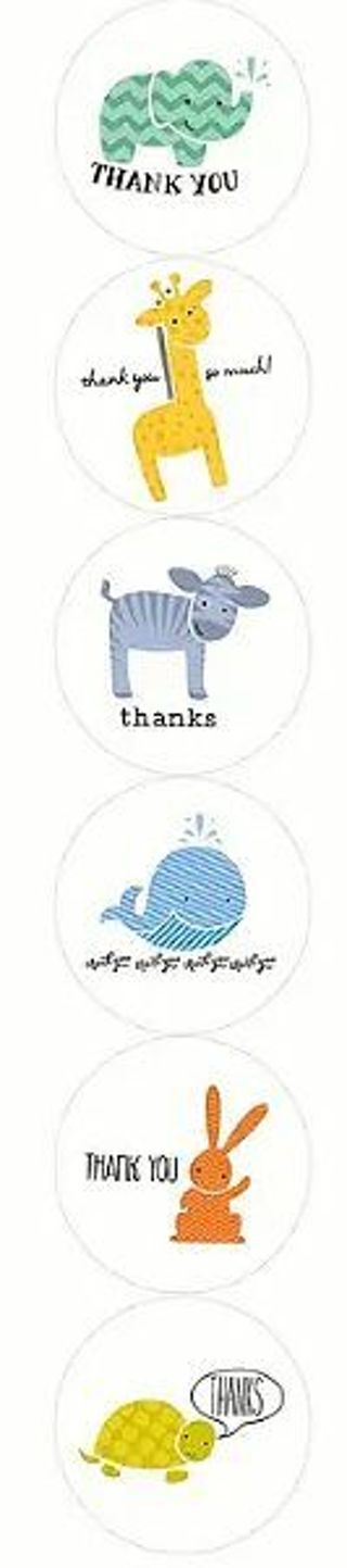 ⭐NEW⭐(6) 'thank you' Shipping stickers BNWOT.