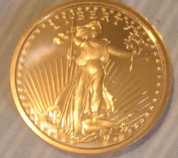 4 - BRILLIANT .999 Fine Copper Coin - 1oz