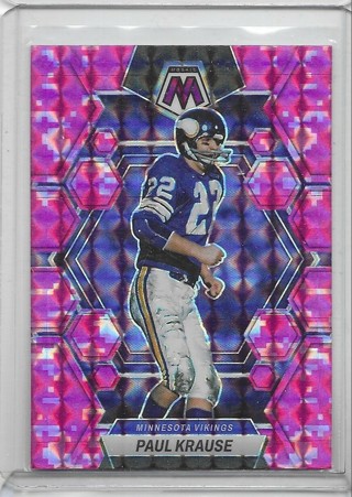 Paul Krause 2023 Mosaic Mosaic Camo Pink #154