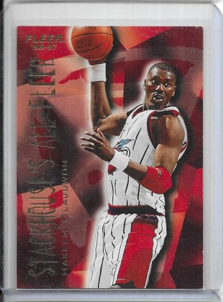 Hakeem Olajuwon 1996-97 Fleer Stackhouse's All-Fleer #8