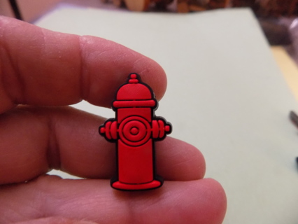 Croc shoe charm fire hydrant 1 1/4 inch