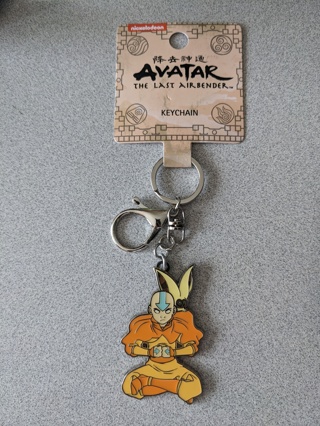 Avatar: The Last Airbender Aang Enamel Pendant Keychain