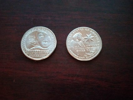 2022 P Wilma Mankiller & Ana May Wong American Women Quarter Series - Lot of 2