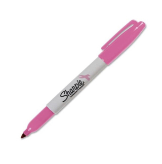 TWO Pink Ribbon Sharpies- Breast Cancer Awareness