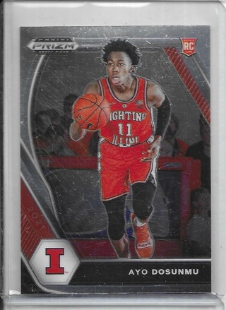 Ayo Dosunmu 2021-22 Prizm Draft #20 Rookie Card