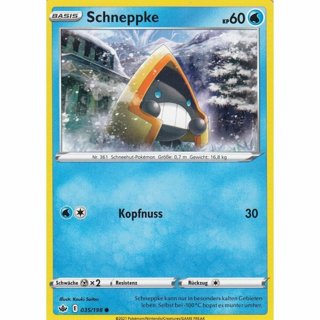 Tradingcard - Pokemon 2021 german Schneppke 035/198 