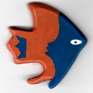 TROPICAL FISH MAGNETS #1 (PLEASE READ DESCRIPTION)