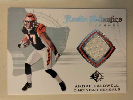 2008 andre Caldwell rc jersey card
