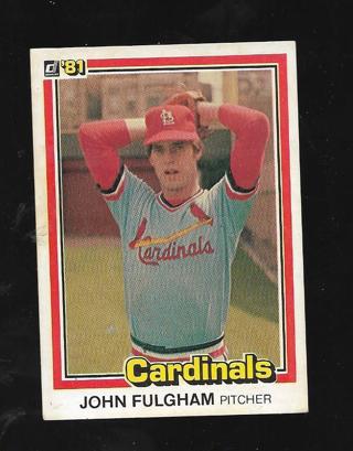 1981 DONRUSS JOHN FULGHAM #70