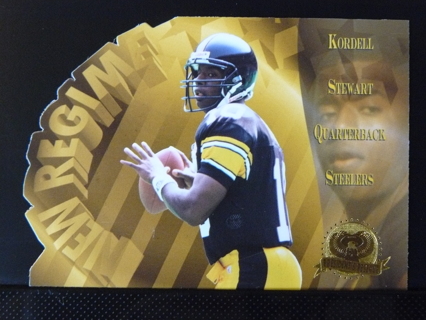 1996 Collector's Edge President's Reserve "New Regime" #20 Kordell Stewart (Steelers) Serial /120000