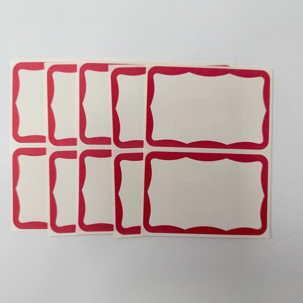 Free: Avery Self Adhesive Name Badge Stickers 