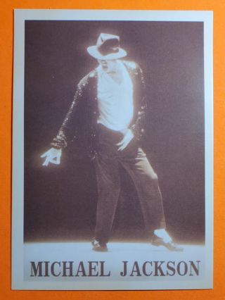 Michael Jackson Postcard