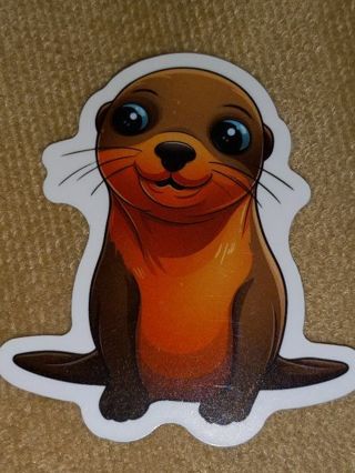 Cute one small vinyl sticker no refunds regular mail only Very nice quality!