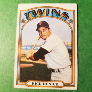 1972 - TOPPS BASEBALL CARD NO. 459 - RICK RENICK - TWINS