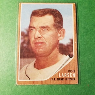 1962 - TOPPS BASEBALL CARD NO. 33 - DON LARSEN - GIANTS