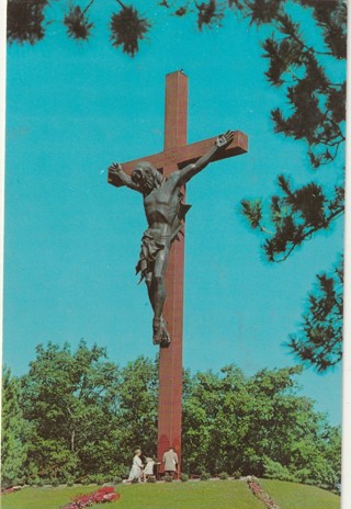 Vintage Unused Postcard: a: Catholic Shrine, Indian River, MI