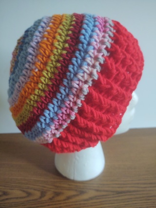 Hand Crocheted Slouch Hat 