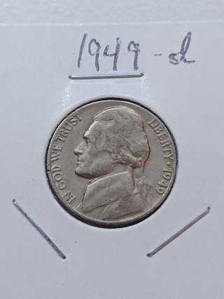1949-D Jefferson Nickel! 8