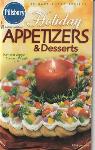 Soft Covered Recipe Book: Pillsbury: Holiday Appetizers