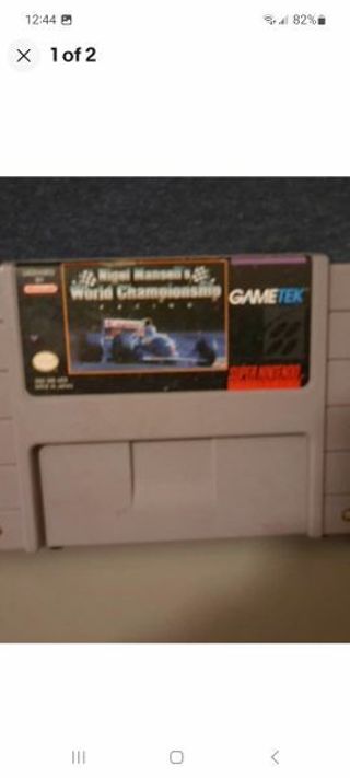 Nigel Mansell’s World Championship Racing (SNES Game) CARTRIDGE ONLY UNTESTED