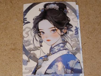 Anime beautiful one new vinyl sticker no refunds regular mail only Very nice