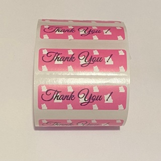 10 Thank You Sticker Labels 