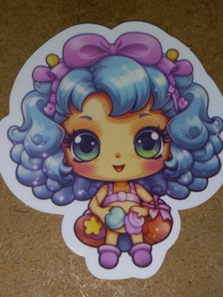 Girl 1⃣ Cute nice vinyl sticker no refunds regular mail only Very nice