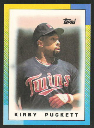 1990 Topps Major League Leaders Minis Kirby Puckett #23 Minnesota Twins