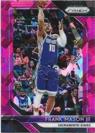 2018-19 PRIZM FRANK MASON III PINK CRACKED ICE PRIZM REFRACTOR CARD