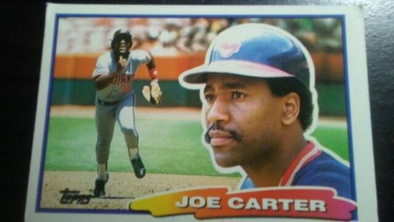 1988 TOPPS JOE CARTER CLEVELAND INDIANS BASEBALL CARD# 71