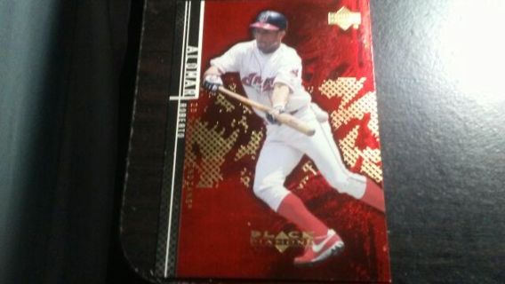 2000 UPPER DECK BLACK DIAMOND ROBERTO ALOMAR CLEVELAND INDIANS BASEBALL CARD# 14