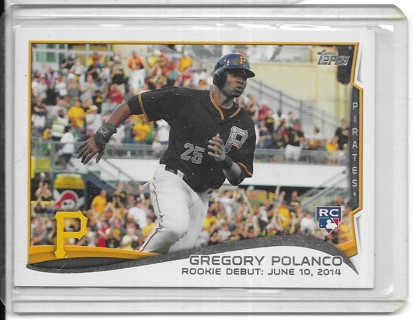 Gregory Polanco 2014 Topps Update #US20 Rookie Card