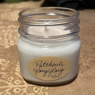 Homemade Candle Patchouli & Ylang Ylang