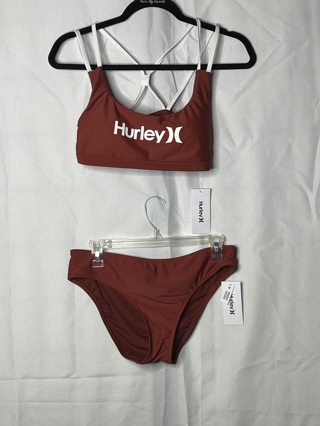 NWT 2PC Women's Hurley Cedar Red/ Copper Size Large