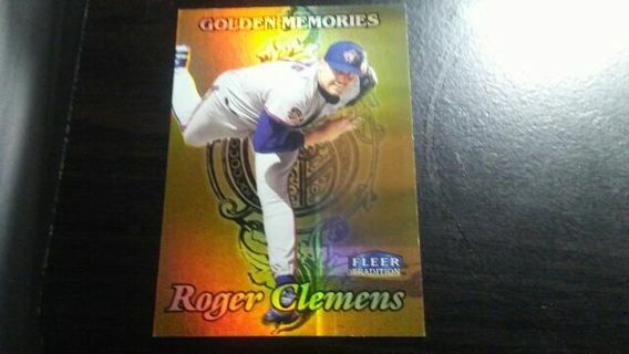 1998 FLEER TRADITION GOLDEN MEMORIES ROGER CLEMENS TORONTO BLUE JAYS BASEBALL CARD# 311
