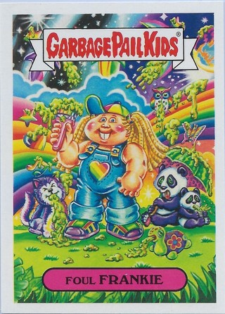  2018 Garbage Pail Kids We Hate the '80s #CUL3b Foul Frankie