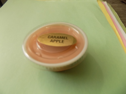 New in pack caramel apple scented wax melt tart 2 inch round