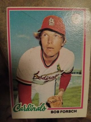 1978 TOPPS B9B FORSCH ST. LOUIS CARDINALS BASEBALL CARD# 58