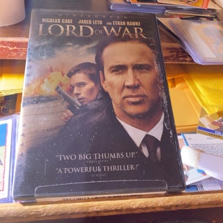 Lord of war with n cage n cage j Leto e hawke dvd (used)