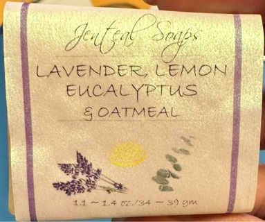 Natural Lavender, Lemon Eucalyptus & Oatmeal Soap