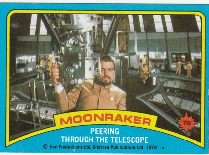 1979 Moonraker JAMES BOND Trading Card # 70