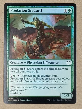 Predation Steward Foil Phyrexia All Will Be One MTG Magic The Gathering Fresh