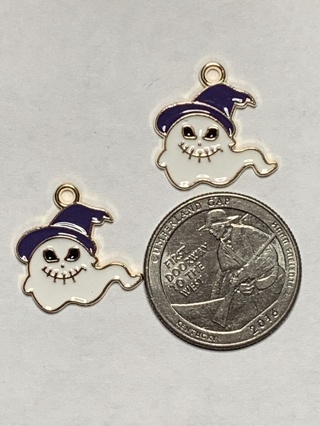 HALLOWEEN CHARMS~#27~SET OF 2 CHARMS~FREE SHIPPING!