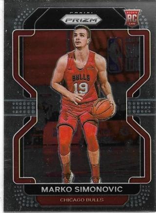 2021-22 PRIZM MARKO SIMONOVIC ROOKIE CARD