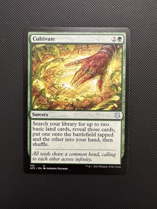 Cultivate Commander Magic the Gathering MTG Card