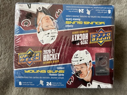 Brand New 2020-21 Upper Deck Hockey Extended Series 24-Pack Box
