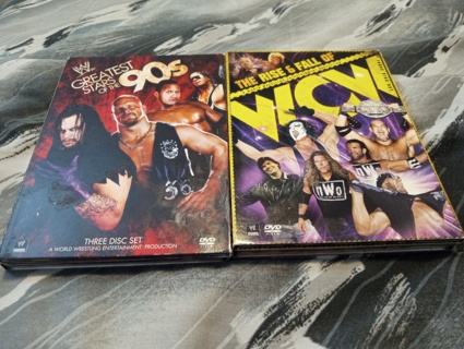 2 Pro Wrestling DVD Sets - WCW - 6 DVD Discs 