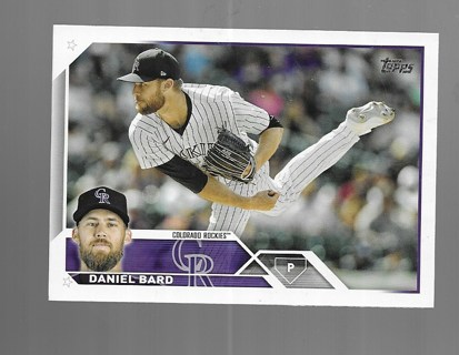 2023 TOPPS DANIEL BARD#377