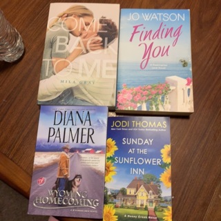 Romance fiction book lot