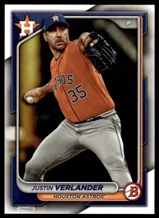 2024 Bowman Justin Verlander #48 Houston Astros